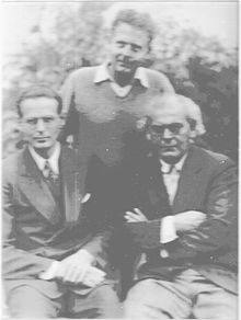 Leo Portnoff y sus hijos Misha y Vassily