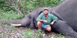 Vânătorul care a murit strivit de elefantul african pe care l vâna